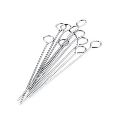 Brochettes inox (25 cm) par...