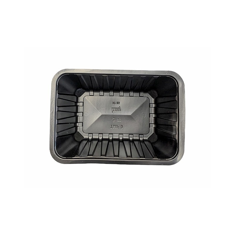 Barquettes thermoscellables noires 1000 ml (100 pcs)