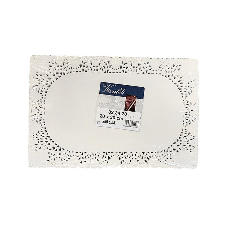 250 dentelles rectangulaires 25×35cm